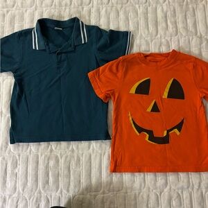 Bundle of 2 Boys Shirts Size 6.